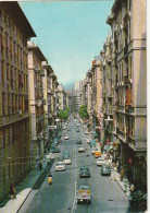 GENOVA DETTAGLI DEL CENTRO VIA G TORTI ANIMATA VIAGGIATA ANNO 1973 - Genova (Genoa)