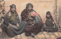 Tunisie - Types Du Sud - Ed. E.L.D. 106 Aquarellée - Tunisie