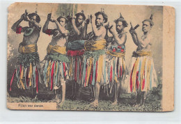 Fiji - Fijian War Dance - SEE SCANS FOR CONDITION - Publ. Henry Marks & Co.  - Fiji