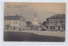 Belarus - PINSK - Plac Bazarny - Publ. S. G. Falczuka  - Wit-Rusland