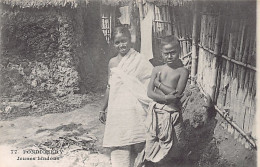 India - PUDUCHERRY Pondichéry - Hindu Girls - Publ. Messageries Maritimes 77 - India