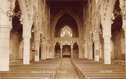 England - SLOUGH Interior St. Mary's Church - REAL PHOTO - Otros & Sin Clasificación