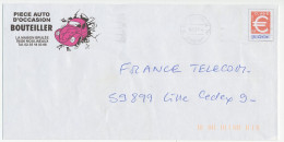 Postal Stationery / PAP France 2001 Car - Volkswagen / VW Beetle - Autos