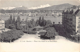 GENÈVE - Place Des Alpes Et Le Mont-Blanc - Ed. J.J. Jullien 490 - Genève