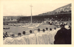 ALGER Stade - XIIème Congrès Eucharistique - CARTE PHOTO Cazemajou - Algeri