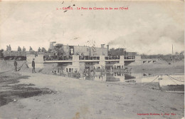 Tunisie - GABÈS - Le Pont Du Chemin De Fer Sur L'Oued - Tunisie