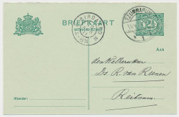 Briefkaart G. 81 I A-krt. Tzummarum - Reitsum 1911 - Entiers Postaux