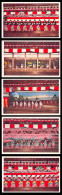 Japan - Women Dancing And Playing Music - Set Of 5 Postcards - Otros & Sin Clasificación