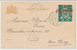 Briefkaart G. 176 B II Epe - S Gravenhage 1923 - Entiers Postaux