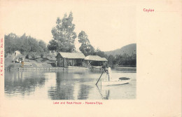 Sri Lanka - NUWARA ELIYA - Lake And Boat-House - Publ. A. W. A. Plâté & Co. 505 - Sri Lanka (Ceylon)
