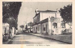 Algérie - MARENGO Hadjout - La Mairie Et L'église - Ed. EPA 10 - Sonstige & Ohne Zuordnung