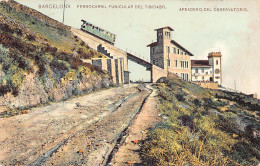 España - BARCELONA - Ferrocarril Funicular Al Tibidabo - Apeadero Del Observator - Barcelona