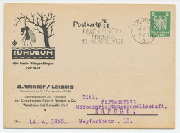 Illustrated Card Deutsches Reich / Germany 1925 Fly - Flycatcher - Sumurum - Sonstige & Ohne Zuordnung