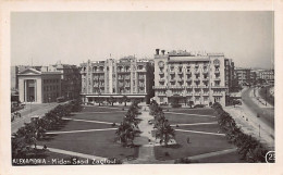 Egypt - ALEXANDRIA - Midan Saad Zagloul - REAL PHOTO - Publ. Lehnert & Landrock 23 - Alexandrie