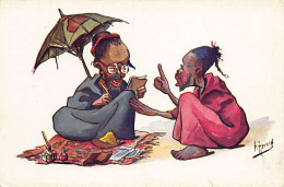 Maroc - Caricature Par F. Herzig - L'écrivain Public - Ed. Inconnu  - Sonstige & Ohne Zuordnung