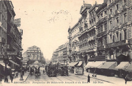 Belgique - BRUXELLES - Boulevards Anspach Et Du Nord - Tram 1142 Ligne 56 Et 365 - Ed. ND Phot. 100 - Prachtstraßen, Boulevards