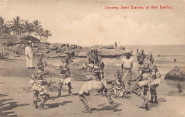 Sri Lanka - Devil Dancers At Their Dances - Publ. Plâté & Co. 172 - Sri Lanka (Ceilán)