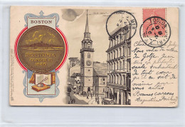BOSTON (MA) Embossed Postcard - Old South Meeting House - PRIVATE MAILING CARD - Publ. Raphael Tuck & Sons  - Boston