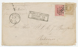 Utrecht - Ned. Indie 1875 - Via Brindisi Britsche Pakketb. - Storia Postale