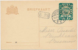 Briefkaart G. 166 Zandvoort - Bussum 1921 - Ganzsachen