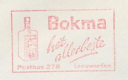 Meter Cover Netherlands 1973 Alcohol - Bokma - Distillery - Wines & Alcohols