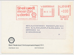 Meter Card Netherlands 1973 Shell - Oil - Otros & Sin Clasificación