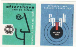 Czech Republic, 2 Matchbox Labels, Aftershave Gel, Sevak - Bubble Gum - Cajas De Cerillas - Etiquetas