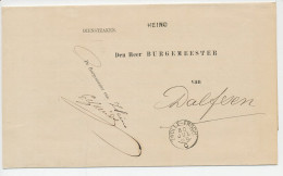 Naamstempel Heino 1886 - Briefe U. Dokumente