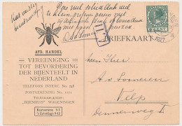 Briefkaart Wageningen 1927 - Bijenteelt - Bijenhuis - Unclassified