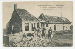 Fieldpost Postcard Germany / Belgium 1915 War Violence - WWI - 1. Weltkrieg