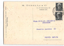 AG2850 TONELLI TORINO X REGGIO EMILIA - Poststempel