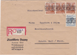 GERMANIA - BUSTA  - STORIA POSTALE - VIAGGIATA -1948 - Other & Unclassified