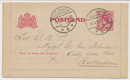 Postblad G. 14 Koog Zaandijk - Rotterdam 1912 - Postwaardestukken