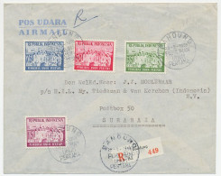 Registered Cover Indonesia 1955 First General Elections - Sin Clasificación