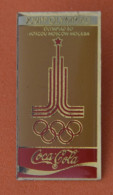 Pin's JO Jeux Olympiques Coca Cola - MOSCOU 1980 -STARPIN'S 1990 IOC - Coca-Cola