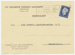 Perfin Verhoeven 243 - H - Amsterdam 1949 - Unclassified