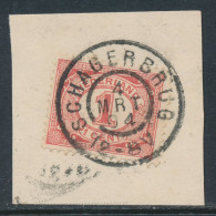 Grootrondstempel Schagerbrug 1904 - Poststempel
