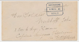 Treinblokstempel : Rotterdam - Venlo A1 1914 ( Moerdijk ) - Unclassified