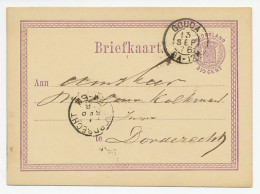 Briefkaart G. 7 Firma Blinddruk Gouda 1876 - Ganzsachen