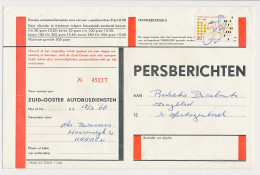 Haaren - S Hertogenbosch 1968 - Persbericht Z.O. Autobusdienst - Unclassified