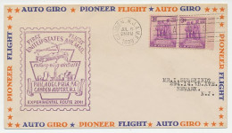 Cover / Postmark USA 1939 Rotary Wing Aircraft - Helicopter - Pioneer Flight - Auto Giro - Vliegtuigen