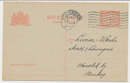 Briefkaart G. 193 Z-1 Amsterdam - Wandsbek Duitsland 1924 - Postwaardestukken