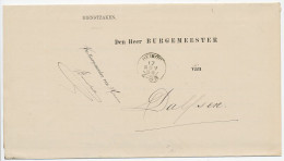 Dienst Drukwerk - Kleinrondstempel Heinoo 1886 - Unclassified