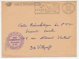 Service Cover France 1966 Radio Service - Postal Service - Ohne Zuordnung