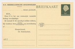 Spoorwegbriefkaart G. NS313 M - Material Postal