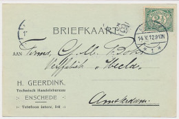 Firma Briefkaart Enschede 1912 - Technisch Handelsbureau - Ohne Zuordnung