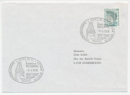 Cover / Postmark Germany 1988 Harp - Music