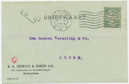 Perfin Verhoeven 728 - S & Z R. - Rotterdam 1916 - Unclassified