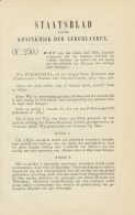 Staatsblad 1908 : Spoorlijn Alkmaar - Zijpe - Schagen - Documents Historiques