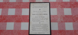 Louise Daels Geb. Aarschot 21/03/1826- Getr. Z. De Becker - Gest. Tielt 15/09/1902 Begr. Sint Joost Ten Noode - Devotion Images